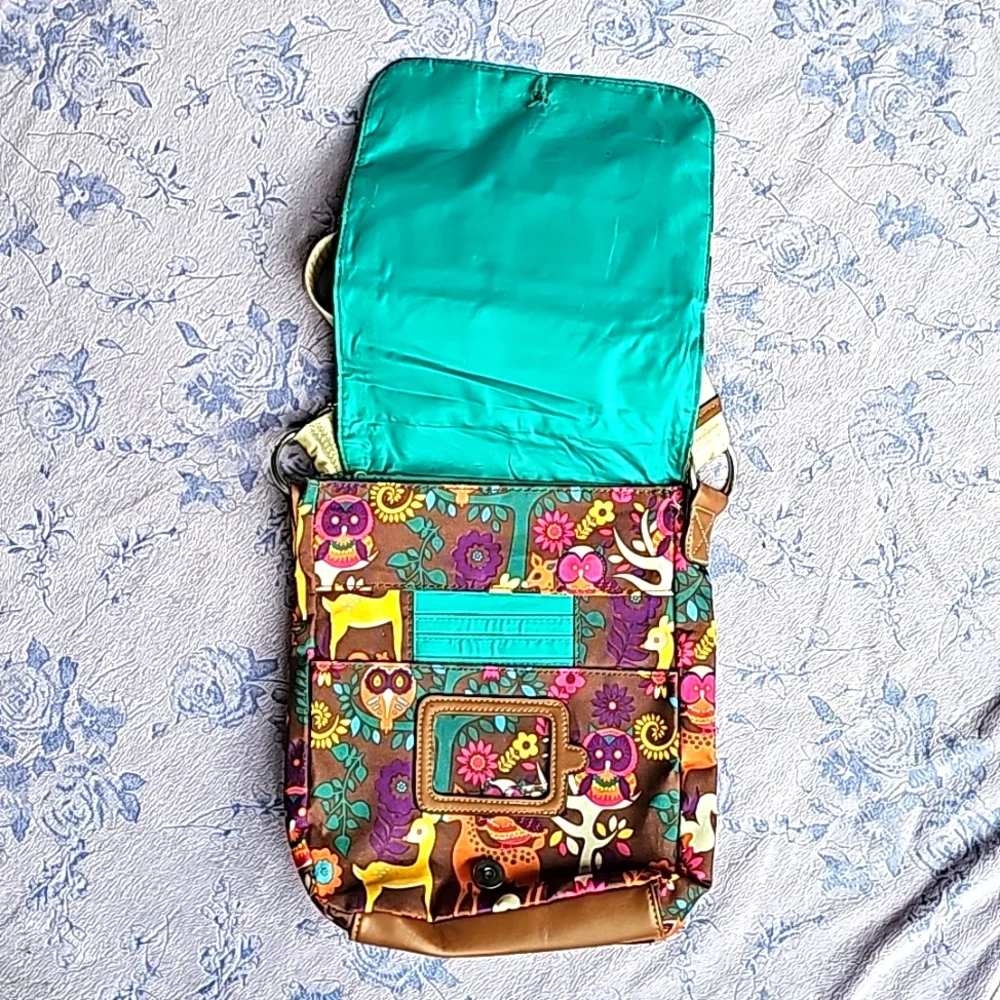 LILY BLOOM FOREST ANIMAL CROSSBODY BAG - Picture 4 of 11